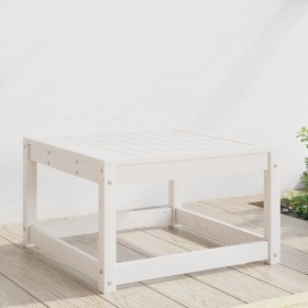 Massiver Gartenhocker aus weißem Kiefernholz von , Outdoor-Sofas - Ref: Foro24-844680, Preis: 49,36 €, Rabatt: %