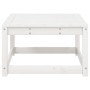 Massiver Gartenhocker aus weißem Kiefernholz von , Outdoor-Sofas - Ref: Foro24-844680, Preis: 49,36 €, Rabatt: %
