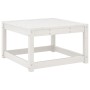 Massiver Gartenhocker aus weißem Kiefernholz von , Outdoor-Sofas - Ref: Foro24-844680, Preis: 49,36 €, Rabatt: %