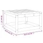 Massiver Gartenhocker aus weißem Kiefernholz von , Outdoor-Sofas - Ref: Foro24-844680, Preis: 48,90 €, Rabatt: %