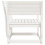 Gartenstuhl aus massivem weißem Kiefernholz von , Outdoor-Sofas - Ref: Foro24-844675, Preis: 95,37 €, Rabatt: %