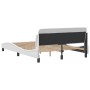 Bettgestell mit Kopfteil aus weißem Kunstleder, 140 x 190 cm von , Betten und Lattenroste - Ref: Foro24-373179, Preis: 184,46...