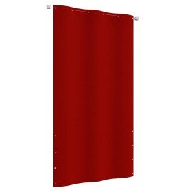 Toldo para balcón de tela oxford rojo 120x240 cm Toldo para balcón de tela oxford rojo 120x240 cm