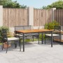 5-teiliges Gartenmöbel-Set mit schwarzen synthetischen Rattankissen von , Gartensets - Ref: Foro24-3213568, Preis: 418,49 €, ...