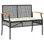 5-teiliges Gartenmöbel-Set mit schwarzen synthetischen Rattankissen von , Gartensets - Ref: Foro24-3213568, Preis: 459,10 €, ...