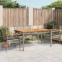 Set comedor de jardín 5 piezas con cojines ratán sintético gris de , Conjuntos de jardín - Ref: Foro24-3213577, Precio: 486,0...
