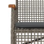3-piece garden dining set with gray synthetic rattan cushions by , Garden sets - Ref: Foro24-3213575, Price: 307,44 €, Discou...