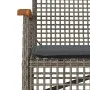 3-piece garden dining set with gray synthetic rattan cushions by , Garden sets - Ref: Foro24-3213575, Price: 359,32 €, Discou...