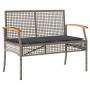 3-piece garden dining set with gray synthetic rattan cushions by , Garden sets - Ref: Foro24-3213575, Price: 307,44 €, Discou...