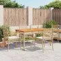5-piece garden dining set with beige synthetic rattan cushions by , Garden sets - Ref: Foro24-3213580, Price: 411,28 €, Disco...