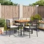 5-piece garden furniture set with black synthetic rattan cushions by , Garden sets - Ref: Foro24-3213561, Price: 334,65 €, Di...