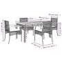 5-piece garden dining set with beige synthetic rattan cushions by , Garden sets - Ref: Foro24-3213580, Price: 411,28 €, Disco...