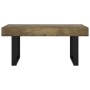 MDF and iron coffee table dark brown and black 90x45x40 cm by vidaXL, Coffee table - Ref: Foro24-286100, Price: 98,88 €, Disc...