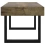 MDF and iron coffee table dark brown and black 90x45x40 cm by vidaXL, Coffee table - Ref: Foro24-286100, Price: 97,15 €, Disc...