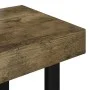 MDF and iron coffee table dark brown and black 90x45x40 cm by vidaXL, Coffee table - Ref: Foro24-286100, Price: 97,15 €, Disc...