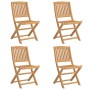 Sillas de jardín plegables 4 uds madera acacia 57x49x90 cm