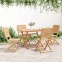 Klappbare Gartenstühle 4 Stück Akazienholz 57x49x90 cm von , Gartenstühle - Ref: Foro24-365744, Preis: 179,58 €, Rabatt: %