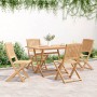 Klappbare Gartenstühle 4 Stück Akazienholz 57x49x90 cm von , Gartenstühle - Ref: Foro24-365744, Preis: 192,68 €, Rabatt: %