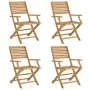 Klappbare Gartenstühle 4 Stück Akazienholz 54,5 x 61,5 x 86,5 cm von , Gartenstühle - Ref: Foro24-365738, Preis: 170,20 €, Ra...