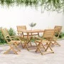 Klappbare Gartenstühle 4 Stück Akazienholz 54,5 x 61,5 x 86,5 cm von , Gartenstühle - Ref: Foro24-365738, Preis: 170,20 €, Ra...