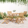 Klappbare Gartenstühle 4 Stück Akazienholz 54,5 x 61,5 x 86,5 cm von , Gartenstühle - Ref: Foro24-365738, Preis: 172,36 €, Ra...