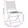 Klappbare Gartenstühle 4 Stück Akazienholz 57x49x90 cm von , Gartenstühle - Ref: Foro24-365744, Preis: 192,68 €, Rabatt: %