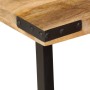 Stapelbare Couchtische 3-teilig aus massivem Mangoholz und Eisen von , Seitentische - Ref: Foro24-372735, Preis: 59,57 €, Rab...