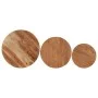 Stackable coffee tables 3 pieces solid acacia wood and iron by , Coffee table - Ref: Foro24-372742, Price: 116,21 €, Discount: %