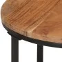 Stackable coffee tables 3 pieces solid acacia wood and iron by , Coffee table - Ref: Foro24-372742, Price: 116,21 €, Discount: %
