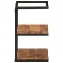 Estante de pared madera maciza de acacia y hierro 40x30x50 cm de , Muebles de baño - Ref: Foro24-372749, Precio: 48,91 €, Des...