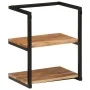 Estante de pared madera maciza de acacia y hierro 40x30x50 cm de , Muebles de baño - Ref: Foro24-372749, Precio: 48,91 €, Des...