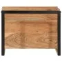 Estante de pared madera maciza de acacia y hierro 40x30x50 cm de , Muebles de baño - Ref: Foro24-372749, Precio: 48,91 €, Des...