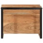 Wandregal aus massivem Akazienholz und Eisen, 40 x 30 x 50 cm von , Badezimmermöbel - Ref: Foro24-372749, Preis: 66,56 €, Rab...