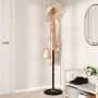 Perchero de hierro con recubrimiento en polvo negro 172 cm de , Percheros para sombreros y abrigos - Ref: Foro24-377087, Prec...