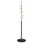 Perchero de hierro con recubrimiento en polvo negro 172 cm de , Percheros para sombreros y abrigos - Ref: Foro24-377087, Prec...