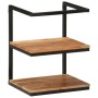 Wandregal aus massivem Akazienholz und Eisen, 40 x 30 x 50 cm von , Badezimmermöbel - Ref: Foro24-372749, Preis: 66,56 €, Rab...
