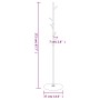 Garderobe aus schwarz pulverbeschichtetem Eisen, 172 cm von , Hut- und Garderobenständer - Ref: Foro24-377087, Preis: 44,19 €...