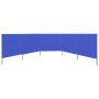 Paravientos de 5 paneles tela azul celeste 600x120 cm de vidaXL, Sombrillas - Ref: Foro24-47165, Precio: 61,59 €, Descuento: %