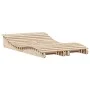 Sonnenliegen aus massivem Kiefernholz, 2 Einheiten, 205 x 60 x 31,5 cm von , Liegen - Ref: Foro24-832573, Preis: 157,88 €, Ra...