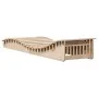 Sonnenliegen aus massivem Kiefernholz, 2 Einheiten, 205 x 60 x 31,5 cm von , Liegen - Ref: Foro24-832573, Preis: 157,88 €, Ra...