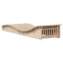 Tumbonas de madera maciza de pino 2 unidades 205x60x31,5 cm de , Tumbonas - Ref: Foro24-832573, Precio: 194,34 €, Descuento: %