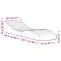 Solid pine wood loungers 2 units 205x60x31.5 cm by , Loungers - Ref: Foro24-832573, Price: 157,88 €, Discount: %