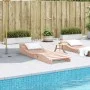 Tumbona de madera maciza Douglas 205x60x31,5 cm de , Tumbonas - Ref: Foro24-832578, Precio: 91,40 €, Descuento: %