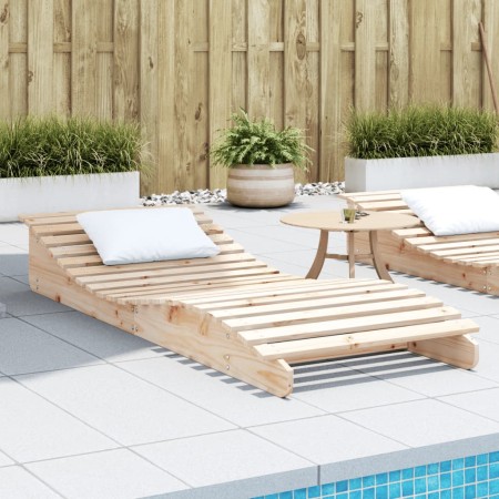 Liege aus massivem Kiefernholz, 205 x 80 x 31,5 cm von , Liegen - Ref: Foro24-832584, Preis: 123,03 €, Rabatt: %