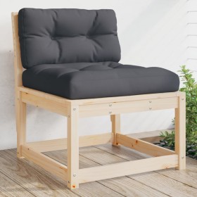 Sofá de jardín con cojines madera maciza de pino de , Sofás de exterior - Ref: Foro24-844689, Precio: 72,37 €, Descuento: %