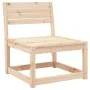 Garden sofa with solid pine wood cushions by , Outdoor sofas - Ref: Foro24-844689, Price: 71,75 €, Discount: %