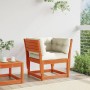 Garden sofa armrest cushions solid pine wood brown wax by , Outdoor sofas - Ref: Foro24-844696, Price: 134,82 €, Discount: %