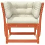 Armlehnenkissen für Gartensofa, massives Kiefernholz, braunes Wachs von , Outdoor-Sofas - Ref: Foro24-844696, Preis: 120,12 €...