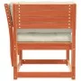 Armlehnenkissen für Gartensofa, massives Kiefernholz, braunes Wachs von , Outdoor-Sofas - Ref: Foro24-844696, Preis: 120,12 €...