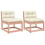 Garden sofas with cushions 2 pcs solid wood Douglas fir by , Outdoor sofas - Ref: Foro24-844707, Price: 135,24 €, Discount: %